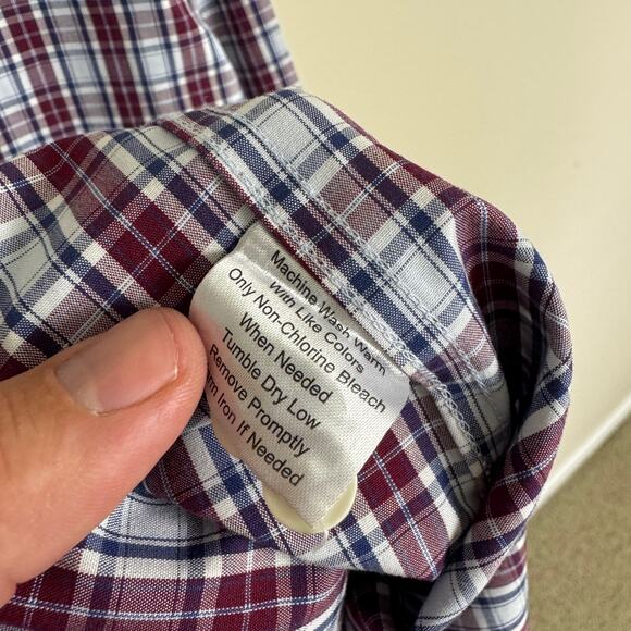 Joseph Abboud Classic Fit Button Up Shirt US Men's XXL New - Picture 5 of 6